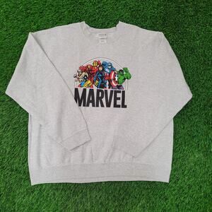 Vintage Marvel Universe Sweatshirt XL 25x26 Baggy Superhero